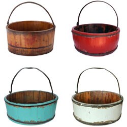 Hot Deal Wooden Vintage Kitchen Bucket