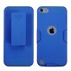 Insten iPod Case Cover With Holster/ Anti-glare Screen Protector for Apple iPod Touch 5th/ 6th