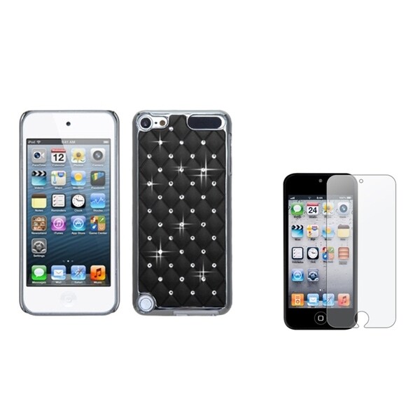 Insten iPod Case Cover/ Anti-glare Screen Protector for Apple iPod Touch 5th/ 6th