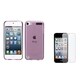 Insten iPod Case Cover/ Anti-glare Screen Protector for Apple iPod Touch 5th/ 6th