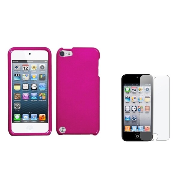 Insten iPod Case Cover/ Anti-glare Screen Protector for Apple iPod Touch 5th/ 6th