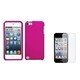 Insten iPod Case Cover/ Anti-glare Screen Protector for Apple iPod Touch 5th/ 6th