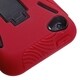 INSTEN Black/ Red iPod Case Cover/ Stylus/ LCD Protector for Apple iPod Touch 4