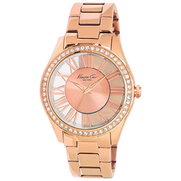 Kenneth Cole Women's Newness KC4852 Rose-Gold Stainless-Steel Quartz Watch with Rose-Gold Dial