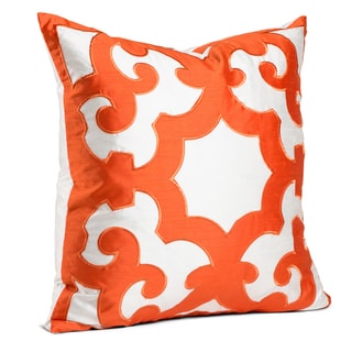 Designer Collections by Sheri Bukara Two-tone Embroidered 24-inch Throw Pillow