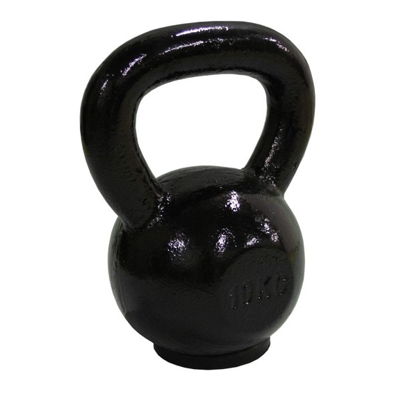 Black Kettlebell 10kg (22.2 pounds)