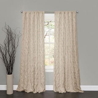 Lush Decor Lake Como Taupe 84-inch Curtain Panel