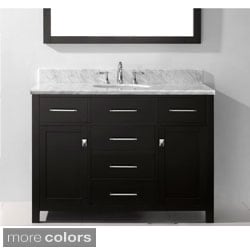 Low Price Virtu USA Caroline 48-inch Single-sink Bathroom Vanity Set