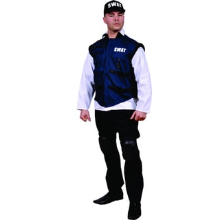 Men's SWAT Team Officer Costume (One size)-Image