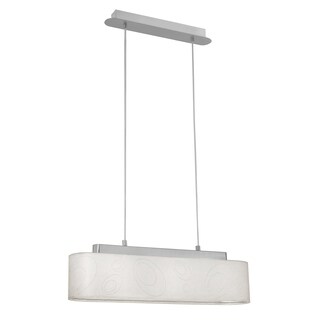 EGLO Cream Fabric Linear Shade Pendant