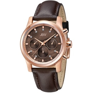 JBW Women's "Marilyn" Leather Band Watch