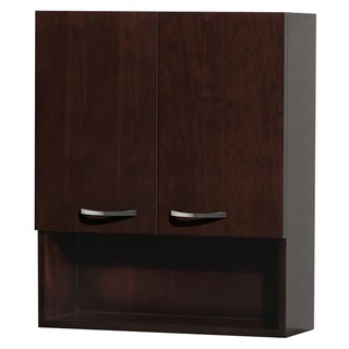 (^ ^)// Wyndham Collection Maria 29-inch Espresso Wall Cabinet