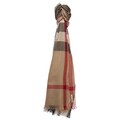 Burberry Camel Check Silk and Cashmere Scarf