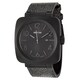 Nixon Men's 'The Volta' Black Stainless Steel Quartz Watch