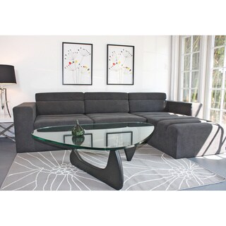 See Reviews Decenni Custom Furniture 'Tech' Modular Charcoal Grey Sofa