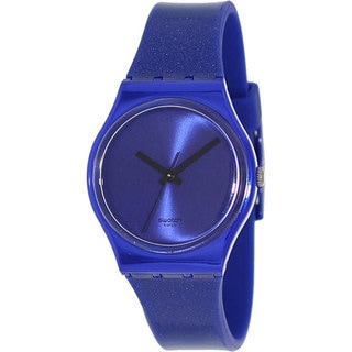 Swatch Women's Originals GS144 Blue Rubber Swiss Quartz Watch with Blue Dial