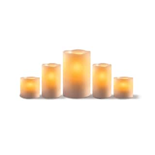 Low Price Sarah Peyton 5-piece Flameless Candle Set with Timer