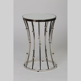 Mirrored Top Accent Table