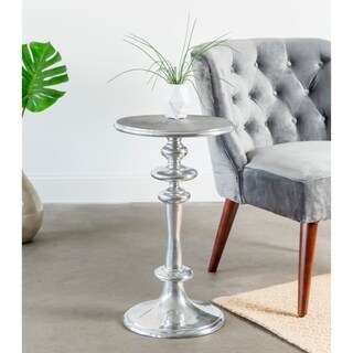 Grooved Top Side Table