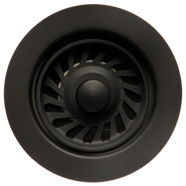 UK2150MBL Evolution Disposal Flange and Stopper Matte Black