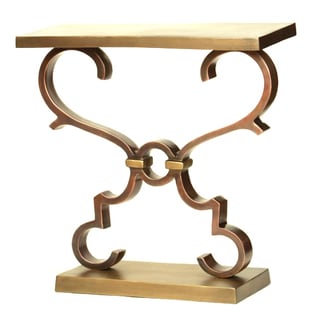 Bronze and Brass Accent Table