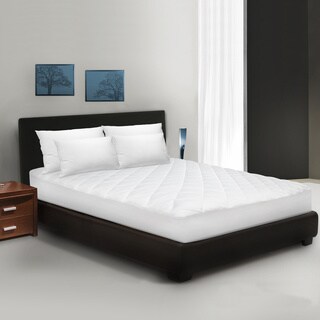 SwissLux CoolMAX 300TC Diamond Quilted Stain Release Mattress Pad