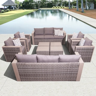 Low Price Freeport Conversation 10-piece Furniture Set