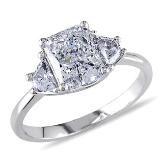 Miadora 14k White Gold 2ct TDW Diamond Engagement Ring (F-G, I1) (IGI)