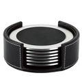 Gorham That's Entertainment Round Coaster Set with Holder (Set of 6)