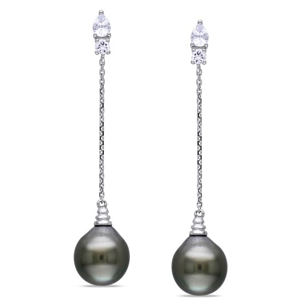 10K White-Pearl Dangle