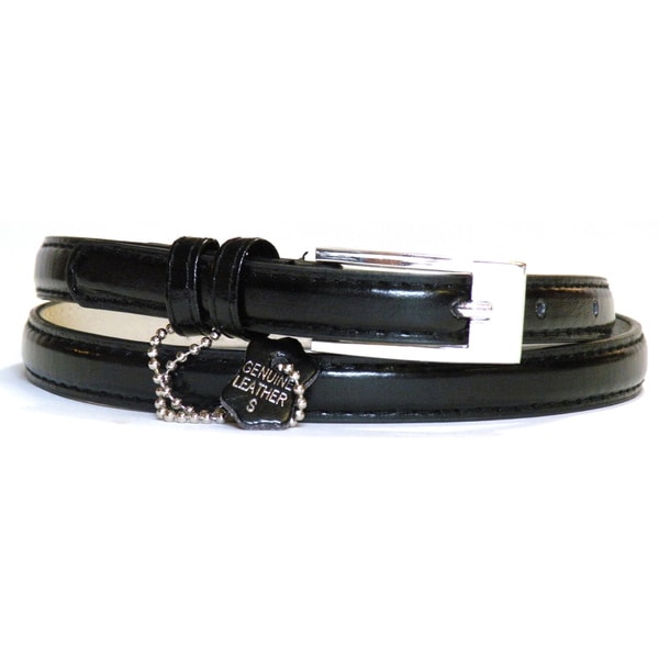 Women&#39;s Black Leather Skinny Belt - 15573792 - 0 Shopping - Great Deals on Women&#39;s Belts