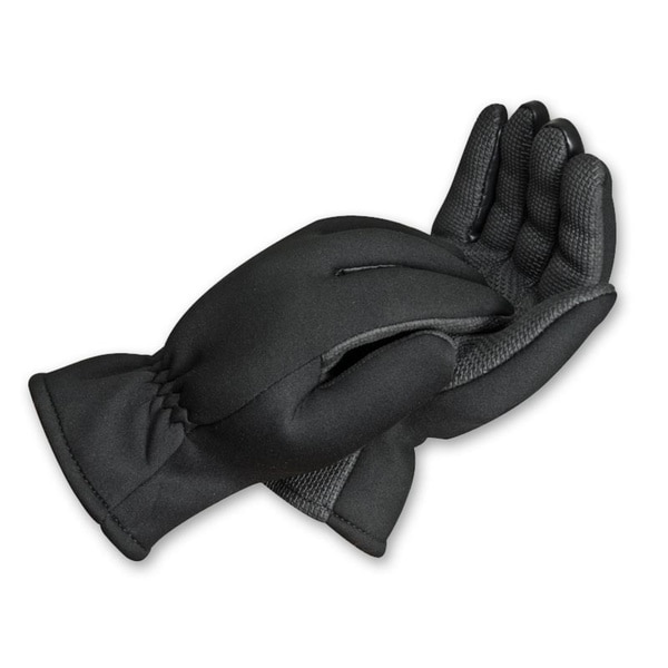South Bend Black Neoprene Fishing Gloves with Fleece Lining 15576023