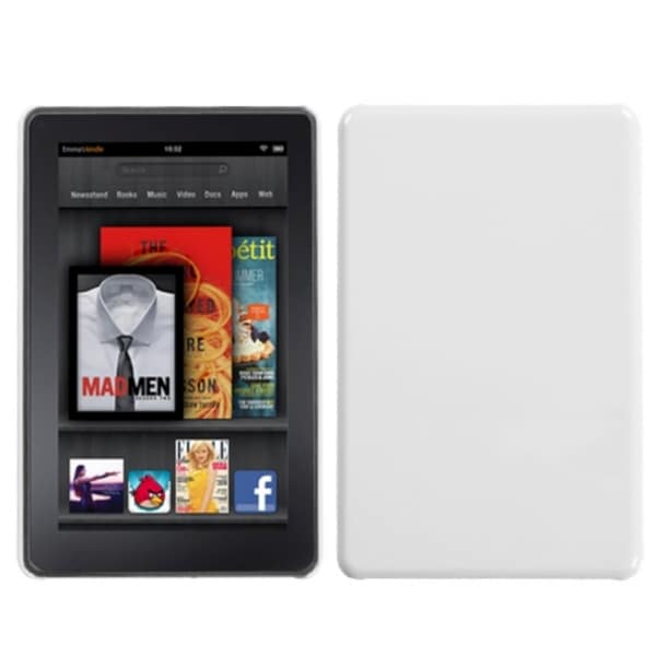 BasAcc Natural Ivory White Back Case for Kindle Fire