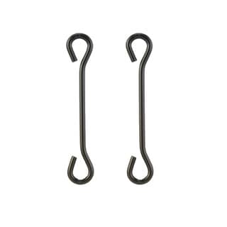 Heavy Gauge 8.5-inch Oiled Bronze Pot Rack Extension Hooks (Set of 2)