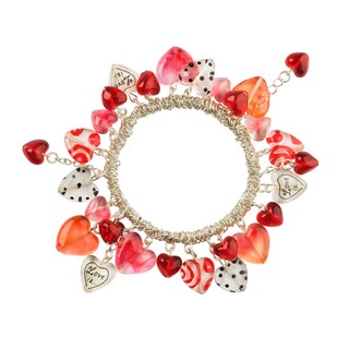 Silverplated 'Love Is...' Bracelet (Bulgaria)