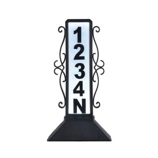 Hot Deal Double-sided Lighted Address Sign