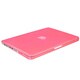 INSTEN Clear Pink Laptop Case Cover/ Keyboard Skin for Apple Macbook Pro 13-inch