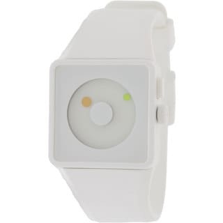 Nixon Men's Newton A1161254-00 White Silicone Analog Quartz Watch with White Dial
