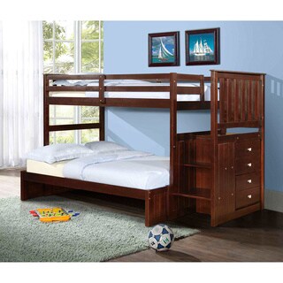 Mission Stairway Twin/ Full Bunkbed