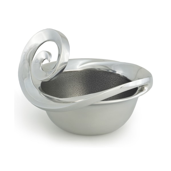 Polished Aluminum Candy/Nut Bowl