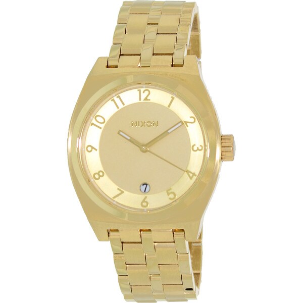 Nixon Men's Monopoly A325502-00 Gold Stainless-Steel Quartz Watch with Gold Dial