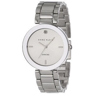 Anne Klein Women's Silver Stainless Steel Silver Dial Quartz Watch