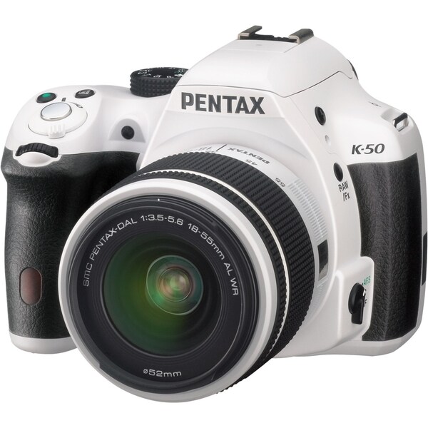 Pentax K-50 16.3 Megapixel Digital SLR Camera with Lens - 18 mm - 55 