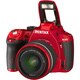 Pentax K-50 16.3MP Red Digital SLR Camera with DA 18-55mm AL WR Lens