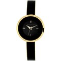 Anne Klein Women's AK-1232BKGB Black Metal Quartz Watch with Black Dial