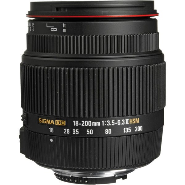 Sigma 18-200mm f/3.5-6.3 II DC OS HSM Lens for Nikon