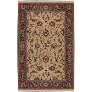 Cheap Karastan Ashara Agra Ivory Rug (4'3 x 6')