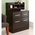 Furniture of America Hotchner Multi-storage File Cabinet Work Station, Cappuccino