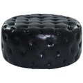 Victoria Bonded Leather Ottoman