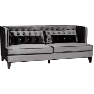 Moulin Velvet Button-tufted Sofa